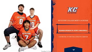 Mens Lacrosse vs SUNY Cobleskill  February 24 2024  KC Giants Full Game [upl. by Ymmik553]