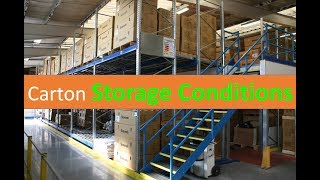 Carton Storage Conditions [upl. by Ailes]