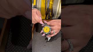 Breitling Avenger 45 Seawolf Yellow Dial Steel Mens Watch A17319 Review  SwissWatchExpo [upl. by Eetnahs275]