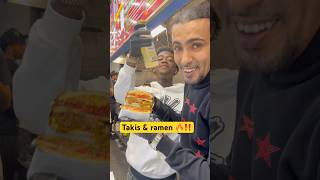 Chopped cheese with takis amp ramen THE OCKY WAY 🔥‼️ theockyway ockyway generalock nevanevaneva [upl. by Isle]