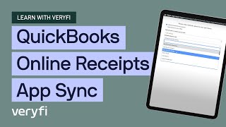 QuickBooks Online Receipts App Sync How to [upl. by Attiuqram297]