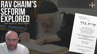 Rav Chaim’s seforim with Rabbi Dr Eliezer Brodt Part 1 [upl. by Ulysses]