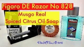 Figaro DE Razor n Musgo Real Spiced Citrus Soap [upl. by Catt]