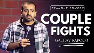 COUPLE FIGHTS  Gaurav Kapoor  Stand Up Comedy  Audience Interaction [upl. by Oglesby]