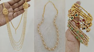 Latest simple gold copy designs 7006244709 [upl. by Eleik]