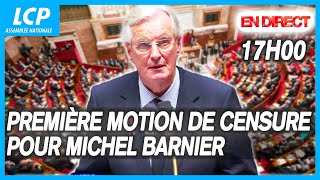 Motion de censure déposée par le NFP débattue à lAssemblée nationale  081024 [upl. by Loseff]