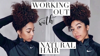 Working Out with Transitioning amp Natural Hair [upl. by Keir]