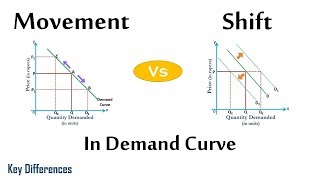 Movement Vs Shift in Demand Curve Difference between them with examples amp comparison chart [upl. by Adnol]