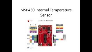 MSP430 internal temperature sensor [upl. by Ahouh]