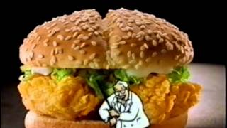 KFC  Double Crunch Burger  Australian Ad 2001 [upl. by Corenda68]