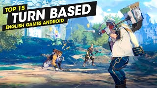 Top 15 English Turn Based RPG Games for Android 2024 [upl. by Ballman]