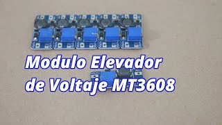 Modulo Elevador de Voltaje MT3608 [upl. by Giralda]