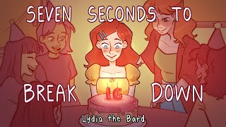 Lydia the Bard  Seven Seconds to Breakdown Official Animatic Lyric Video [upl. by Rases]