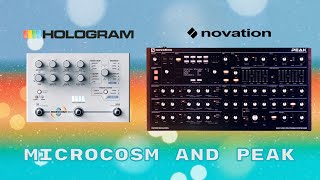 Hologram Microcosm and Novation Peak sound design [upl. by Koran]