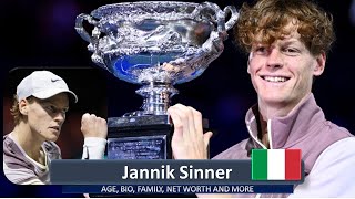 Jannik Sinner  Age Lifestyle Net worth GF and More । ATP । world No 1 । 2024 [upl. by Kotto]