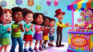 Candy Store Lollipop Song  English Song For Kids [upl. by Eerolam]