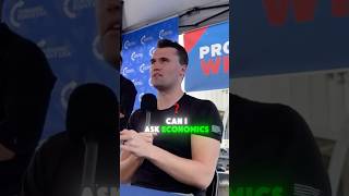 Why COLLEGE is a “SCAM”⁉️✅❌ charliekirk debate [upl. by Younger]