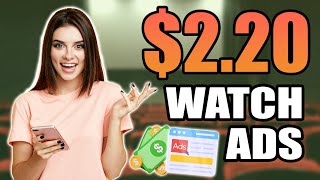 Get Paid 220 For Every Ads You Watch 100 FREE  Make Money Online 2023 [upl. by Ybba]