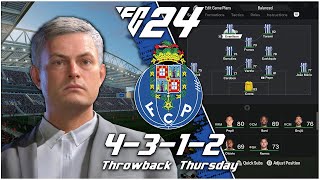 Jose Mourinhos 4312 Porto Tactics  EA FC 24 [upl. by Neenaj781]