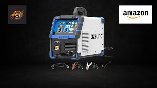 AZZUNO 200A MIG Welder 110V220V Dual Voltage multiprocess welder WeldingMachine 4 in 1 Flux Review [upl. by Niuq]