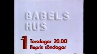 TV1trailer Babels hus  klocka 19810119 [upl. by Bang591]