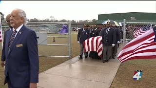 Loved ones say final goodbye to fallen Army Sergeant Kennedy Sanders in Waycross [upl. by Grekin241]