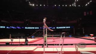 MAI LIU Hsiang Han TPE  2015 Artistic Worlds  Qualifications Uneven Bars [upl. by Aivirt94]