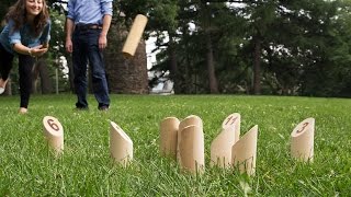 Mölkky  Outdoor Throwing Game [upl. by Ashli]