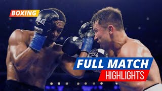 Genandi Golovkin VS Daniel Cajobs  Highlights Boxing Full Fight [upl. by Niar]