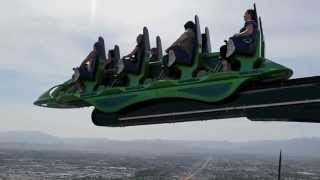 XScream OffRide POV Stratosphere Tower Las Vegas [upl. by Eilatam]