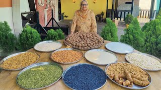 Healthy Dry Fruits Recipe  Veg Village Food [upl. by Joaquin]