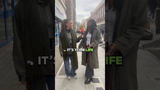 The last girl 🤣🤣 shorts streetinterview unilife advice [upl. by Tdnerb]