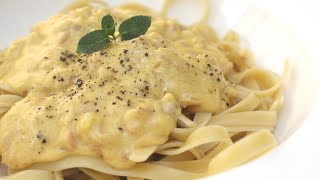 SALSA CARBONARA PARA PASTAS  ALE DE NAVA [upl. by Anneirb]