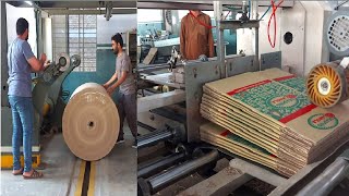 Amazing Manufacturing Process of Corrugated Carton Boxes with Paper Roll [upl. by Eecyal]