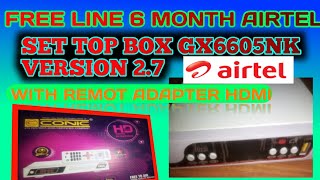 GX6605S NK V27 SET TOP BOX set top box free cccam 6 month6 month free 8883108 lineairtelcline [upl. by Veronike512]