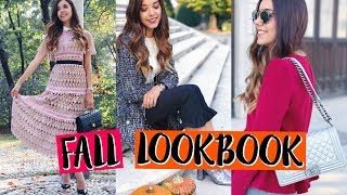 AUTUMN LOOKBOOK 2017 🍁 6 OUTFIT FOR FALL  Vanessa Ziletti [upl. by Cash]