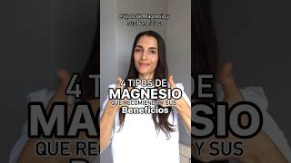 MAGNESIO Beneficios y 4 recomendados salud bienestar magnesio [upl. by Carrnan]