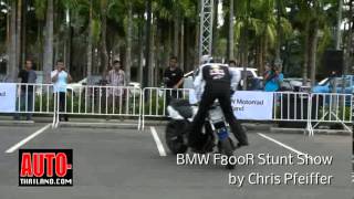 BMW F800R Stunt Show by Chris Pfeiffer [upl. by Aveneg]