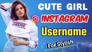 Instagram Username For Girls। best username for instagram। username ideas for girls [upl. by Aihsar]