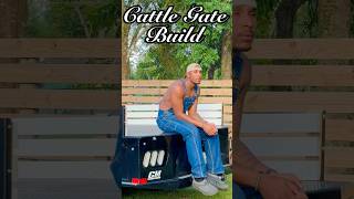 Cattle Gate Build 🔨 diy vibes handyman shorts subscribe cattlegate fence build explore [upl. by Neenej]