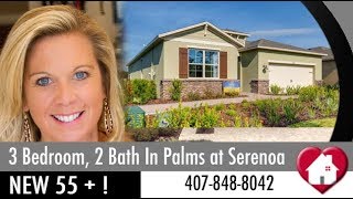 New Model Home Tour  Clermont FL  55 Palms at Serenoa by Freedom and DR Horton Homes [upl. by Atenaz401]