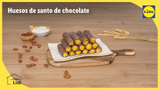 Huesos de santo de chocolate 🍫  Recetas canarias  Lidl España [upl. by Feinstein125]