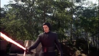 Todas las conversaciones de kylo Ren sin mascara con los heroes de battlefront 2  español latino [upl. by Sami700]