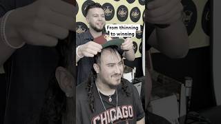 Watch this hairline transformation barber lineup mullet roswellbarber newmexicobarber haircut [upl. by Shulamith]