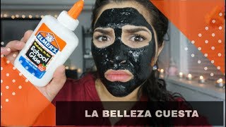 Mascarilla de CARBON con PEGAMENTO 😝😩 [upl. by Candace]