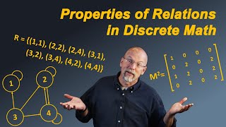 Properties of Relations in Discrete Math Reflexive Symmetric Transitive and Equivalence [upl. by Stoat]