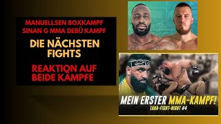 Manuellsen Boxkampf und Sinan G mma Kampf [upl. by Adnohsak]