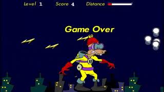 Disney Darkwing Duck in Megavolt Madness Shockwave Game Gameplay [upl. by Hallette915]