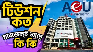 Tuition Fees at Asiae University for Bangladeshi Students in Malaysia  WorldEdu [upl. by Rianna]