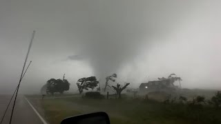 INSIDE A TORNADO in Dominator 3 southeast of Loco Oklahoma WOW [upl. by Eiclek]